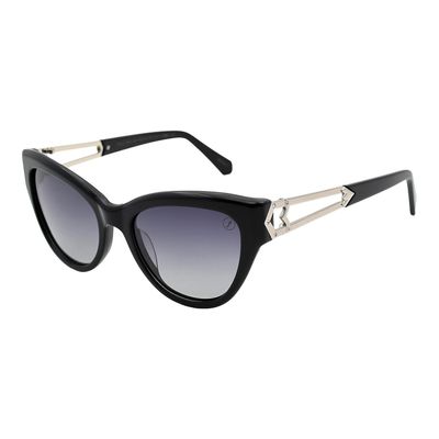 Óculos de Sol Feminino Ivete Sangalo Cat Polarizado Degradê Preto