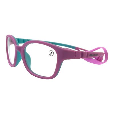 Armação Para Óculos de Grau Infantil Unissex Chilli Beans Quadrado Rosa
