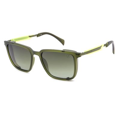 Óculos de Sol Masculino Alok Quadrado Polarizado Degradê Verde