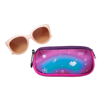 Óculos de Sol Unissex Infantil Chilli Beans Redondo Rosa