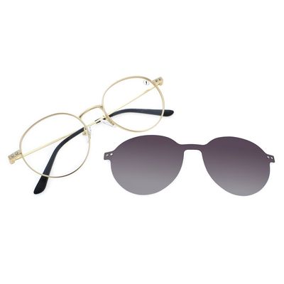 Armação Para Óculos de Grau Masculino Chilli Beans Multi Polarizado Dourado