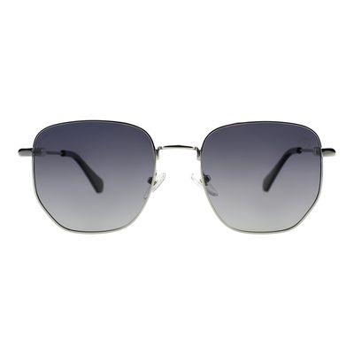 Óculos de Sol Feminino Ivete Sangalo Redondo Polarizado Degradê Preto