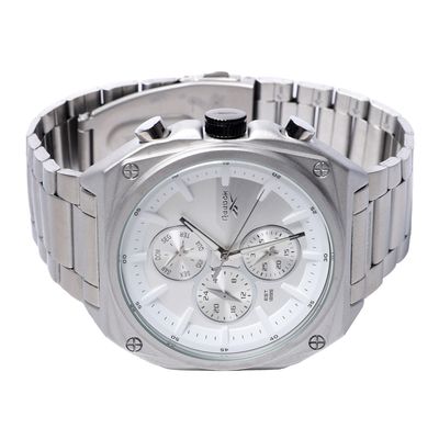 Relógio Analógico Masculino Reebok Multifunção Metal Prata