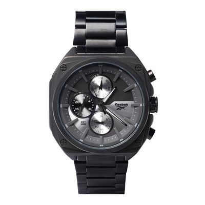 Relógio Analógico Masculino Reebok Multifunção Metal Ônix