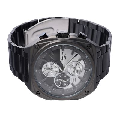 Relógio Analógico Masculino Reebok Multifunção Metal Ônix