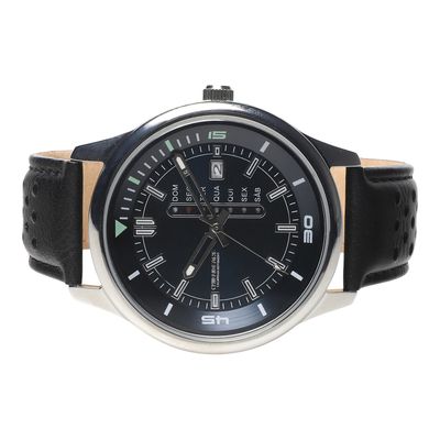 Relógio Analógico Masculino Chilli Beans Couro Multifunção Prata