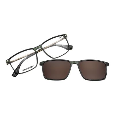 Armação Para Óculos de Grau Masculino Reebok Multi Polarizado Verde