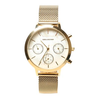 Relógio Analógico Feminino Chilli Beans Casual Dourado