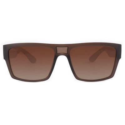 Óculos de Sol Masculino Chilli Beans Quadrado Polarizado Degradê Marrom