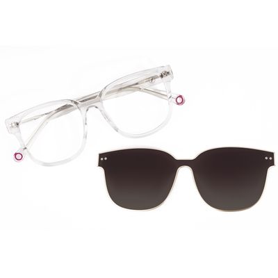 Armação Para Óculos de Grau Feminino Chilli Beans Multi Polarizado Transparente