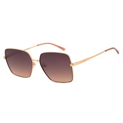 Óculos de Sol Feminino Chilli Beans Quadrado Degradê Dourado