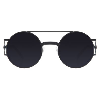 Óculos De Sol Unissex Alok Nature Tech Redondo Headphone Preto