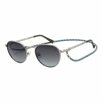 Óculos de Sol Unissex New Era Sicurezza Prata Polarizado