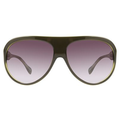 Óculos de Sol Unissex Chilli Beans Aviador Fumê Verde