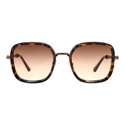 Óculos de Sol Feminino Harry Potter Quadrado Degradê Marrom