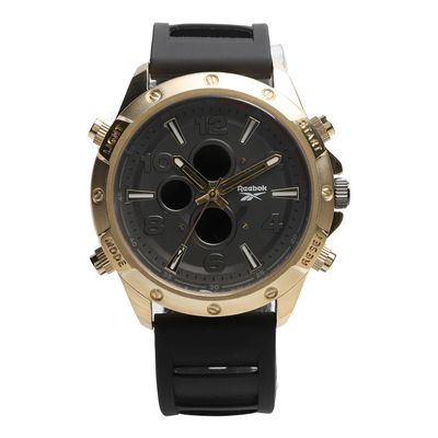 Relógio Analógico Masculino Reebok Esportivo Dourado