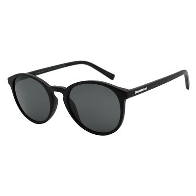 Óculos de Sol Infantil Unissex Chilli Beans Clássicos Redondo Preto