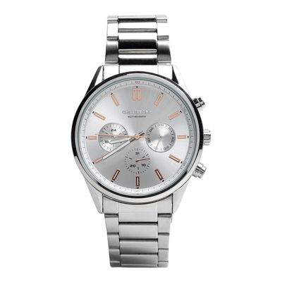 Relógio Analógico Masculino Chilli Beans Multifunção Prata