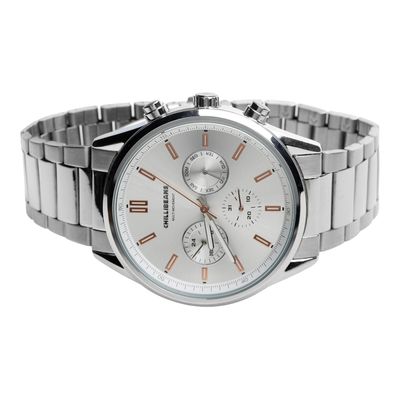 Relógio Analógico Masculino Chilli Beans Multifunção Prata