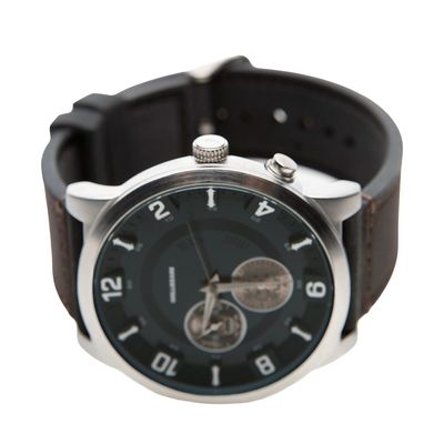 Relógio Analógico Multifunção Masculino Harry Potter Comensais da Morte Prata