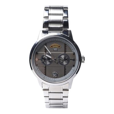 Relógio Analógico Multifunção Masculino Harry Potter Expresso de Hogwarts Prata