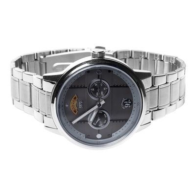 Relógio Analógico Multifunção Masculino Harry Potter Expresso de Hogwarts Prata