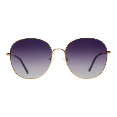 Óculos de Sol Feminino Chilli Beans Redondo Polarizado Degradê Dourado