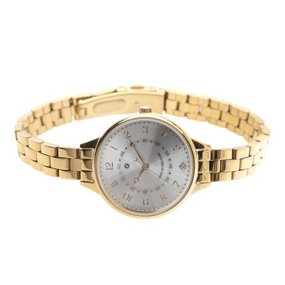 Relógio Analógico Com Pulseira Feminino Harry Potter Dourado