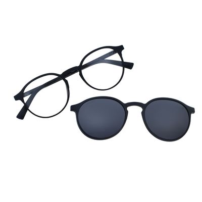 Armação Para Óculos de Grau Masculino Chilli Beans Multi Polarizado Preto Fosco