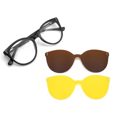 Armação Para Óculos de Grau Feminino Chilli Beans Night Vision Multi Polarizado Marrom