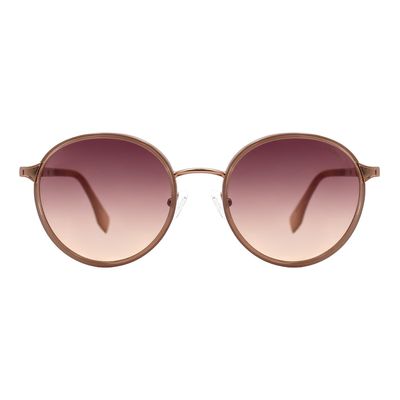 Óculos de Sol Feminino Havaianas Redondo Marrom Claro