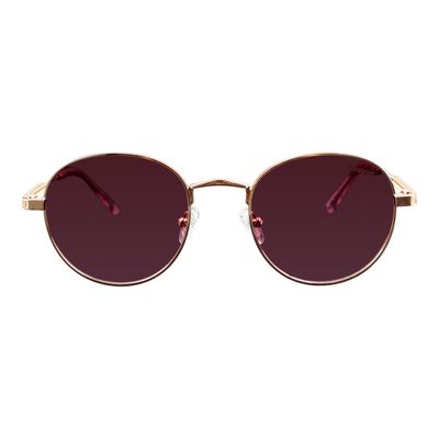 Óculos de Sol Feminino Havaianas Redondo Casual Degradê Dourado