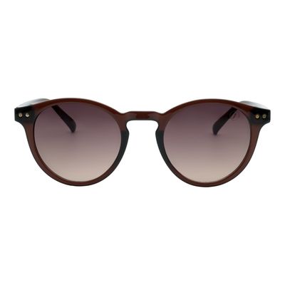 Óculos de Sol Feminino Chilli Beans Redondo Degradê Marrom