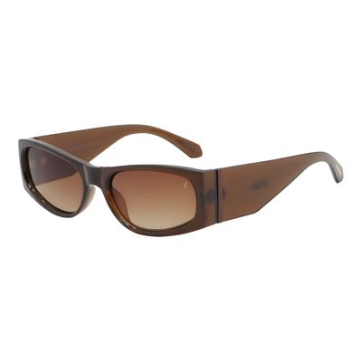 Óculos de Sol Feminino Anitta Quadrado Degradê Marrom