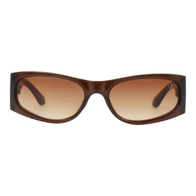 Óculos de Sol Feminino Anitta Quadrado Degradê Marrom