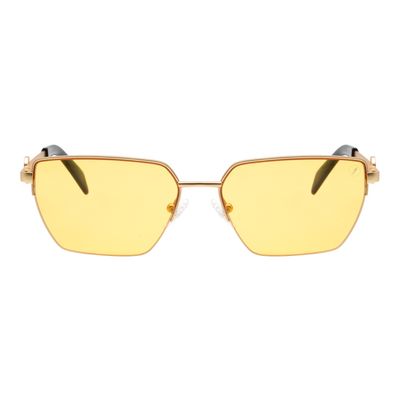 Óculos de Sol Feminino Anitta Quadrado Amarelo