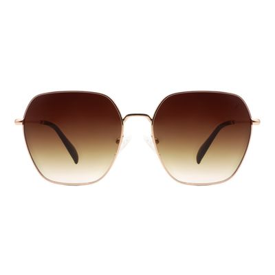 Óculos de Sol Feminino Chilli Beans Quadrado Degradê Marrom