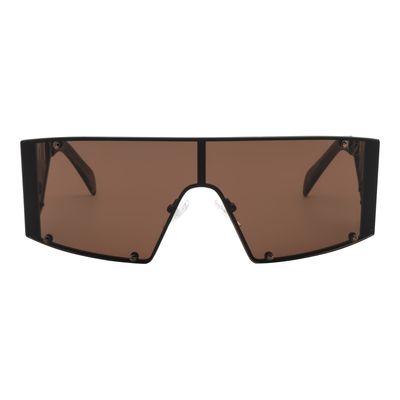 Óculos de Sol Feminino Anitta Máscara Marrom