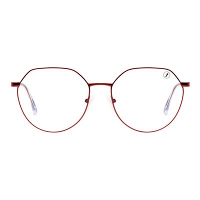 Armação Para Óculos de Grau Unissex Chilli Beans Redondo Vermelho