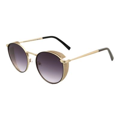 Óculos de Sol Feminino Chilli Beans Redondo Metal Polarizado Degradê Dourado