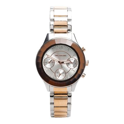 Relógio Analógico Feminino Chilli Beans Metal Multifunção Rosé
