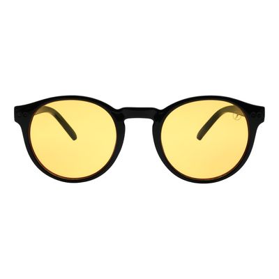 Óculos de Sol Unissex Chilli Beans Trend Redondo Amarelo