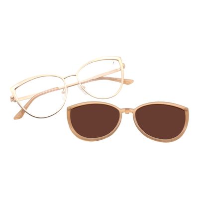 Armação Para Óculos de Grau Feminino Chilli Beans Multi Polarizado Rosé