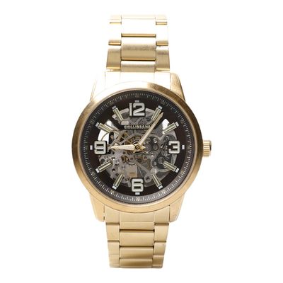 Relógio Automático Masculino Chilli Beans Metal Dourado