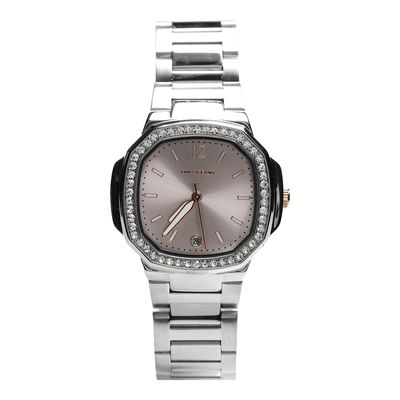 Relógio Analógico Feminino Chilli Beans Cristais Prata