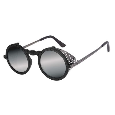 Óculos de Sol Unissex Alok Icônico Steampunk 2.0 Dia dos Namorados Espelhado Ônix