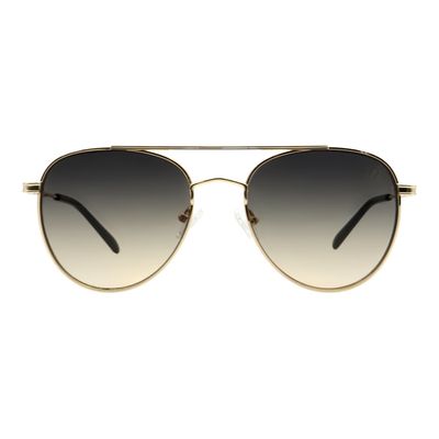 Óculos de Sol Unissex Chilli Beans Redondo Degradê Dourado