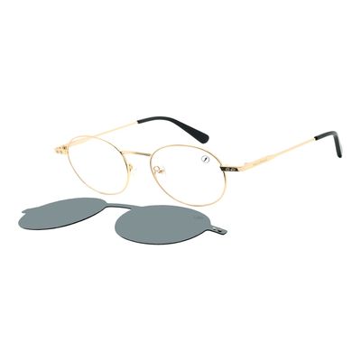 Armação Para Óculos de Grau Masculino Chilli Beans Multi Polarizado Dourado