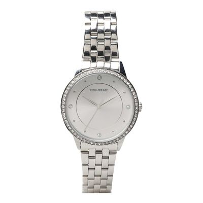 Relógio Analógico Feminino Chilli Beans Cristais Prata