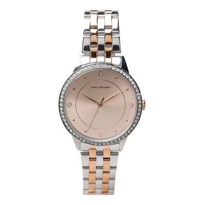 Relógio Analógico Feminino Chilli Beans Cristais Rosé